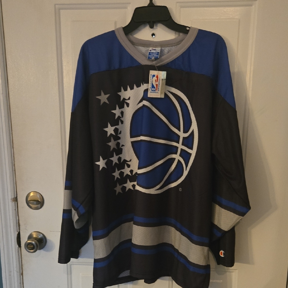 Vintage 90s Champion Orlando Magic NBA Basketball Jersey